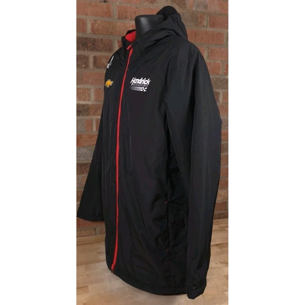 Nascar Hendrick Motorsports Chevrolet Hooded Parka Jacket Castore XL Full Zip